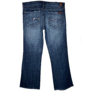 7 For All Mankind Boot Sz 31 x 32 Pink Bling